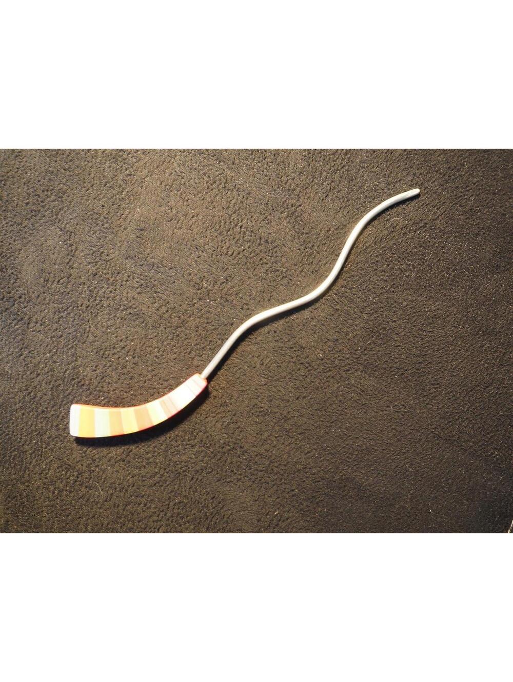Striped Color Stick Shawl Pin by Bonnie Bishoff Designs